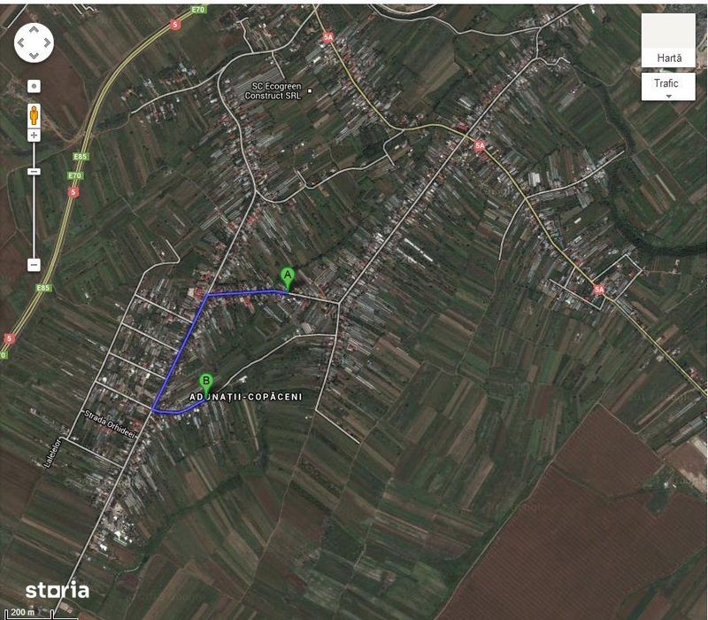 Teren intravilan de vânzare, 2500mp, electricitate
