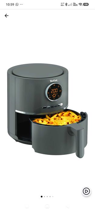 Airfryer Tefal EY111B15, 1630 W, 4.2 litri, 8 programe