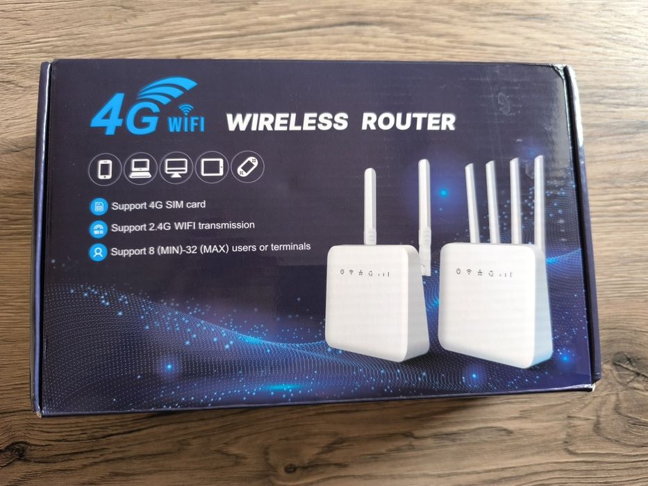 4G LTE SIM към WIFI / LAN рутер