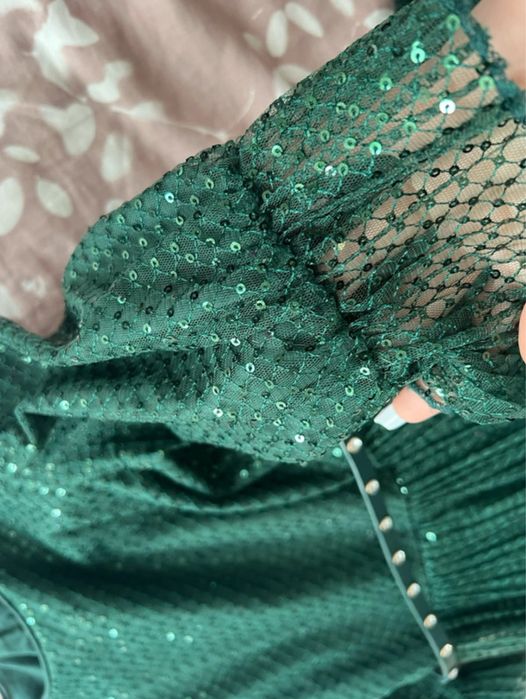 rochiță verde smarald mayoral