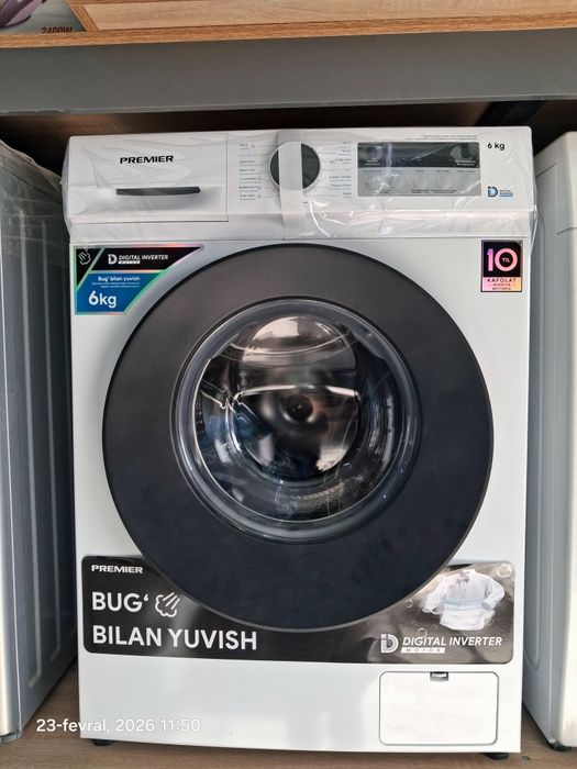 Avtomat Kir yuvish Mashinasi Premier 6 kg