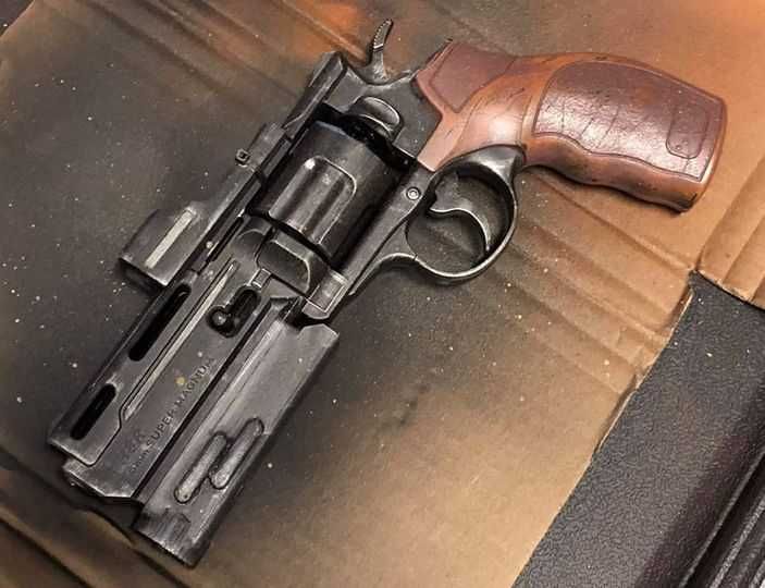 ~ Pistol CAUCIUC PUTERNIC !! *23,8 J* (HDR MOD.) Airsoft + Munitie Co2