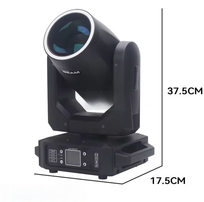 Moving head Beam mini 7 R 200 w Led Consum 280 W