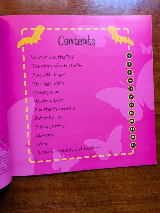 Set 2 carti in engleza din seria  Life Cycles  Fluturi si rechini