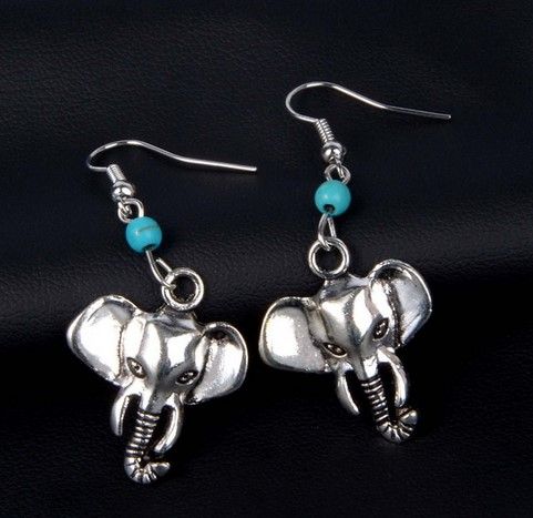 Cercei Bohemia argintii - calut de mare, bufnita, turn Eiffel