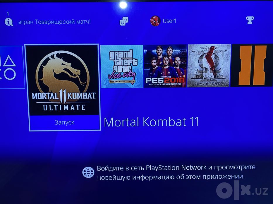 Ps4 slim 500gb holati alo 15 ta top uyini bilan