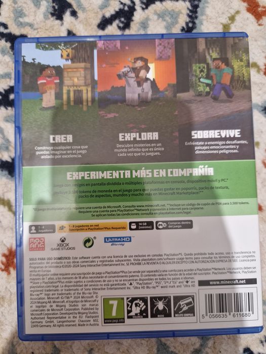 Майнкрафт на пс5