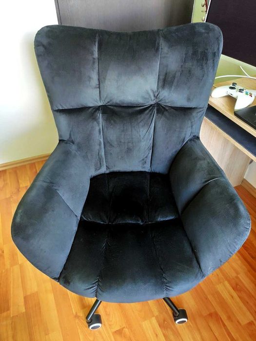 Scaun tip fotoliu pentru birou Votana HR650K, negru