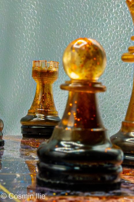 Set Șah (Piese+ Tablă) Chess Board 100%Epoxy