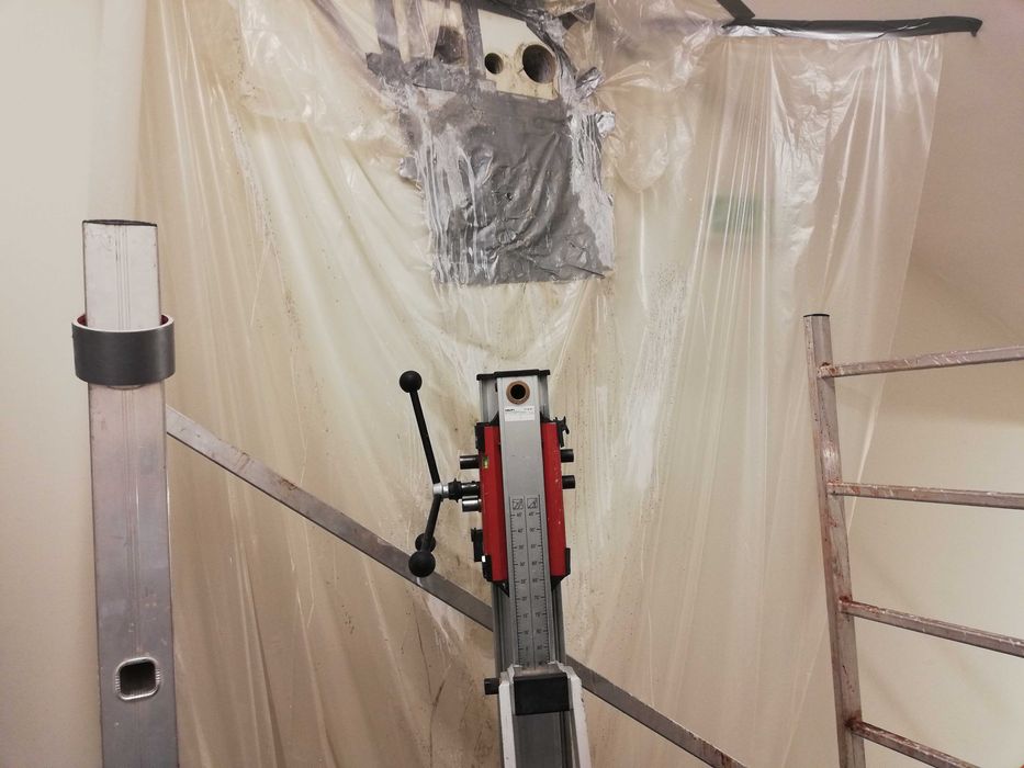 Пробиване на отвори. Диамантено ядково пробиване