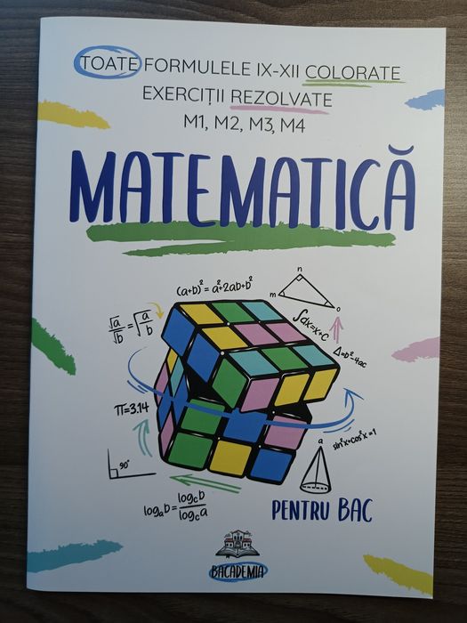 Carte Matematică Bacalaureat (M1, M2, M3, M4) Bacademia