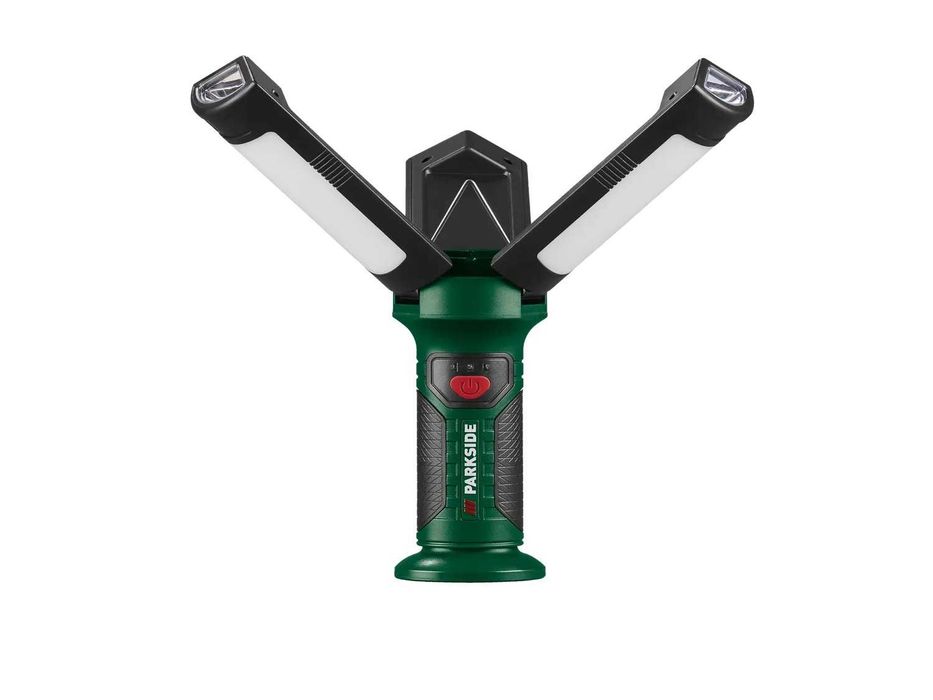 Lampa de lucru PREMIUM, lanterna, cu LED, acumulator, pliabila, noua, sigilata, realizata in Germania