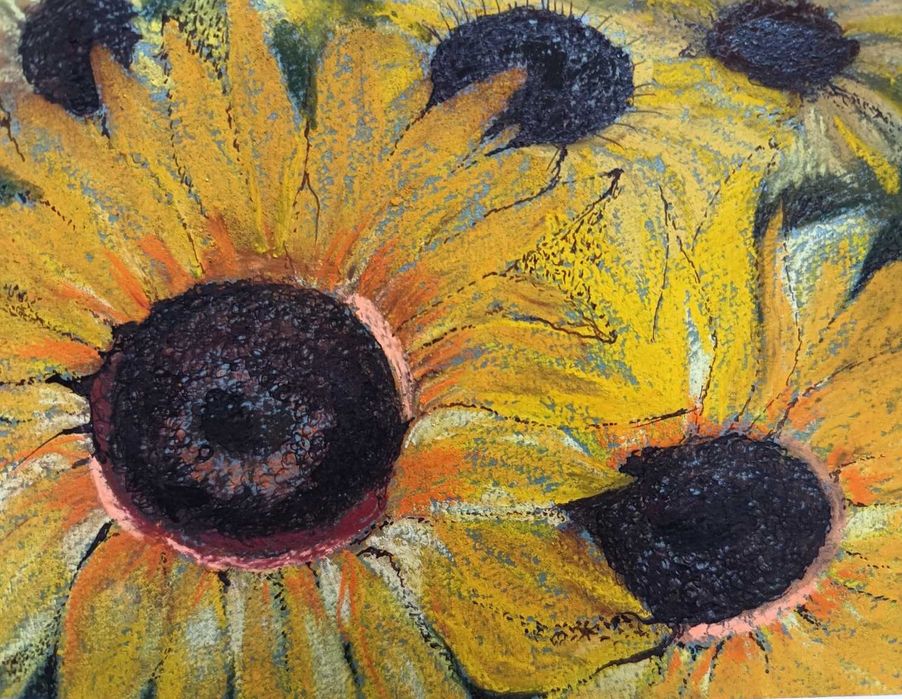 Акварел и сух пастел, с подпис от художника