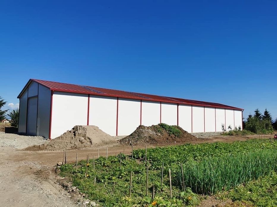 Vand hala metalica 14m x 40m complecta