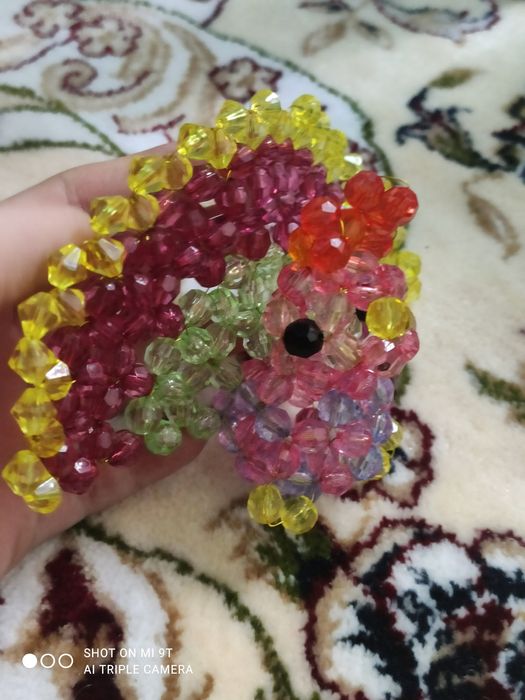 Птица из бисера рукоделие