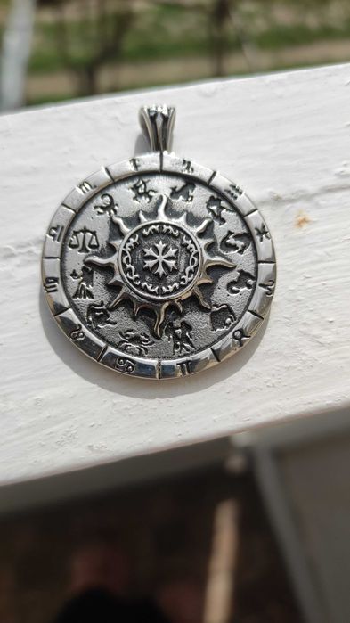 Медальон Астрология/зодии/зодиак | Стомана
