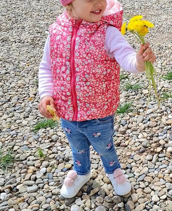 Vestă fete toamnă MARIMEA 80 GEMENE