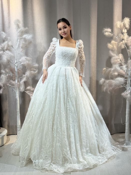 Свадебное платье пышное