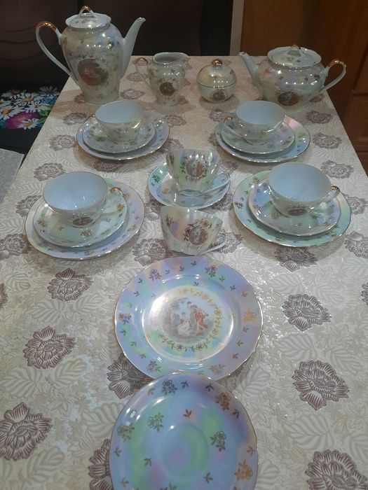Изящный Чайный сервиз "Мадонна" Kahla ГДР на 6 персон, новый
