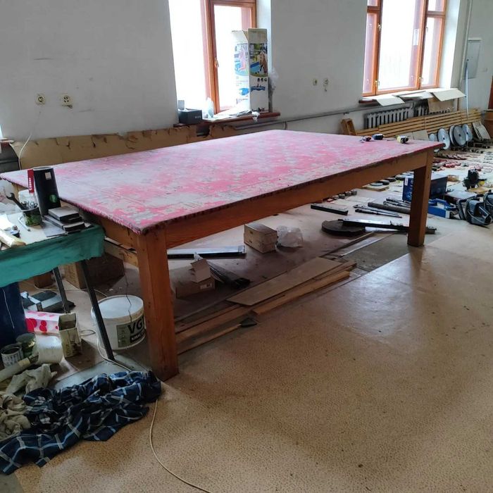 Столы деревянные, рабочие, универсальные, 3 штуки