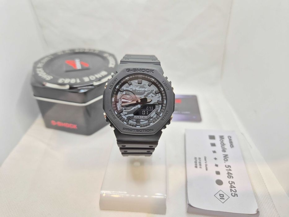 Ceas Sport Barbati Casio g shock ga2100 BLACK ARMY Nou,Garantie 2 ani