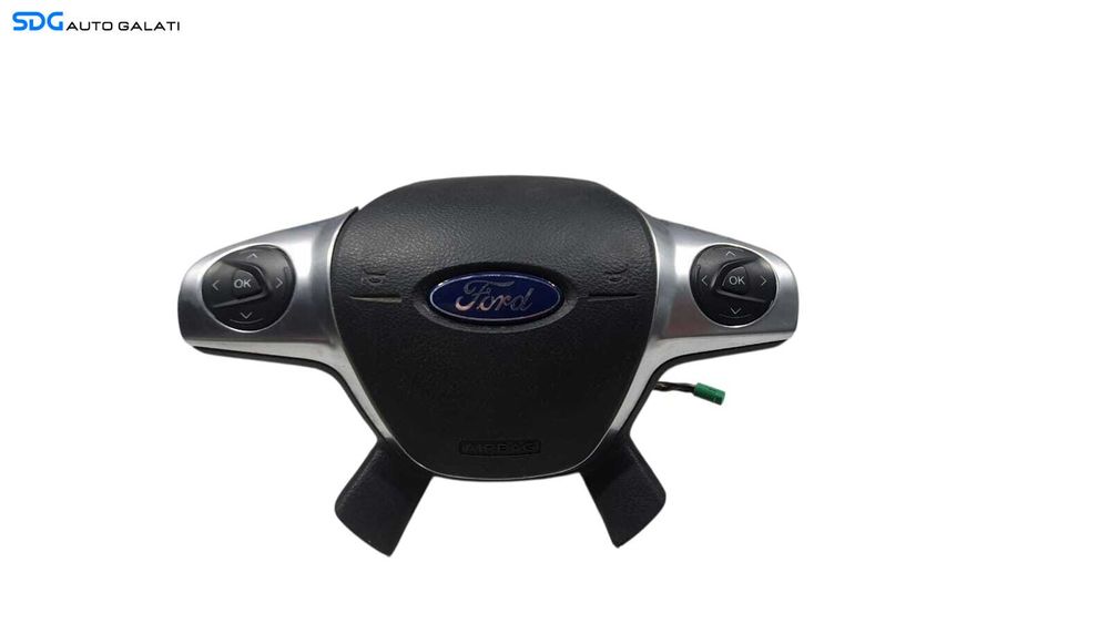 Airbag Volan Cu Comenzi Exfoliat Ford Focus 3 2010 - 2015 Cod AM51-R042885-BEN AM5T-14K147-AA AM5T-14K147-BA [L6188]
