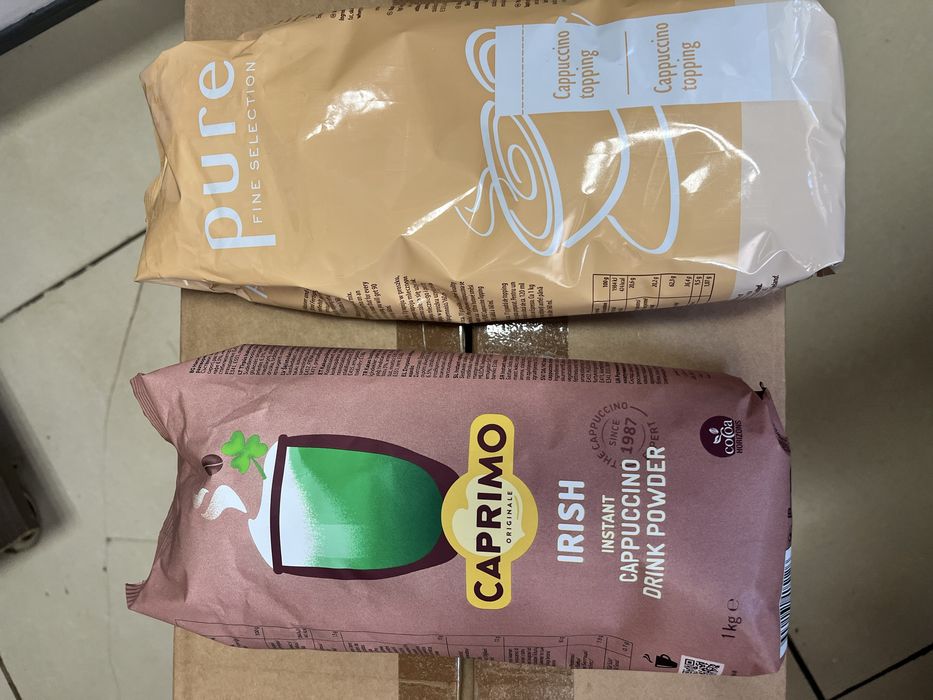 Cappuccino si Lapte praf pentru aparatele de cafea