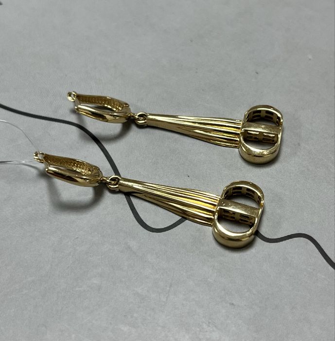 Золотые серьги/Рассрочка без процентов/Bari Bar shop
