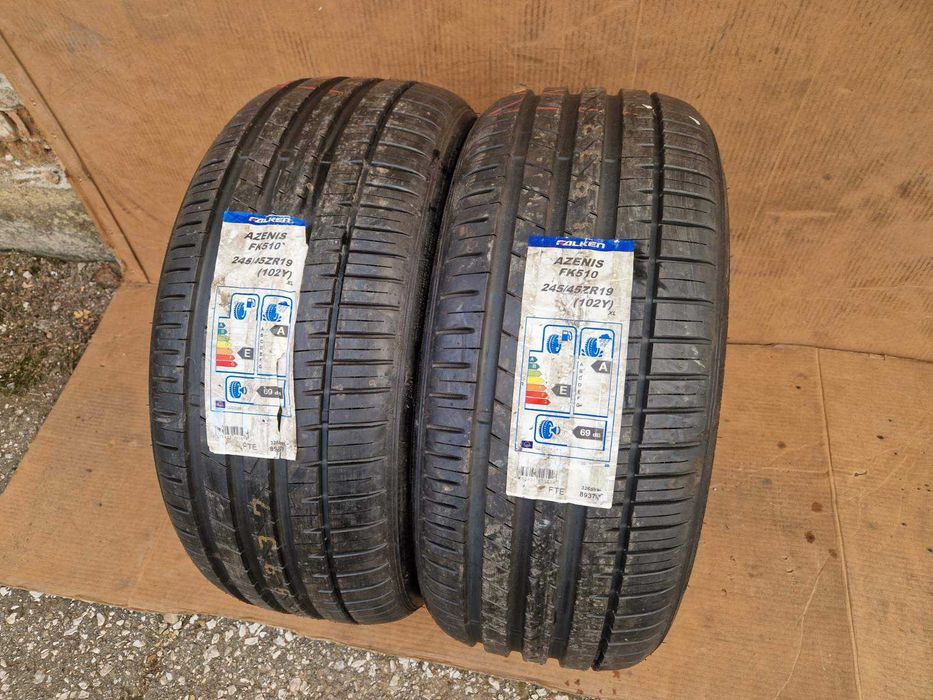 2 Falken R19 245/45 Нови Летни гуми  DOT0919