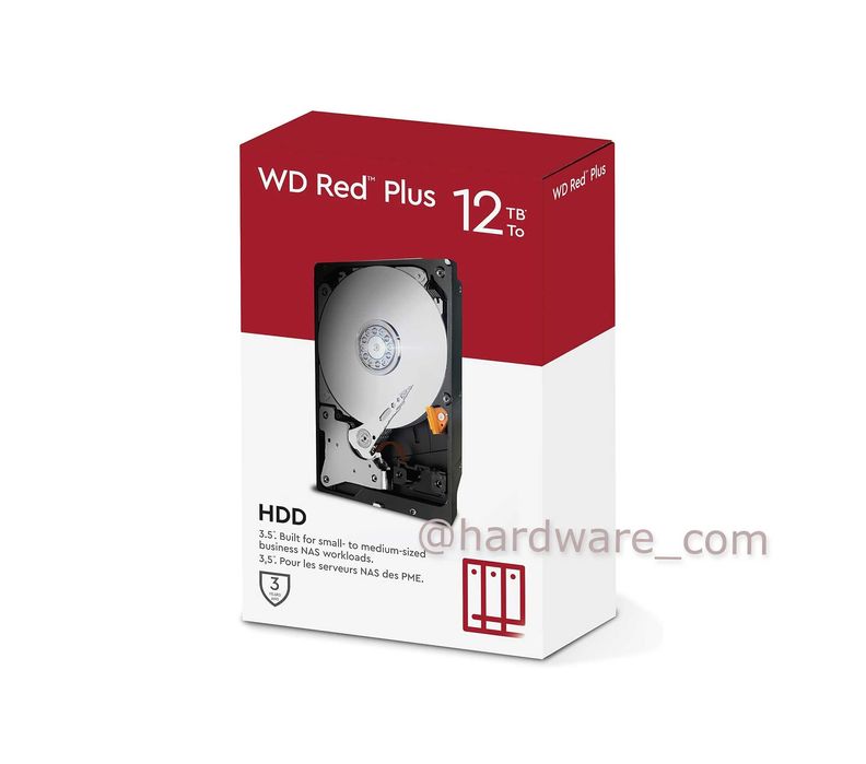 WD Red Plus 6Tb Box NAS CMR 5400 RPM WD60EFPX