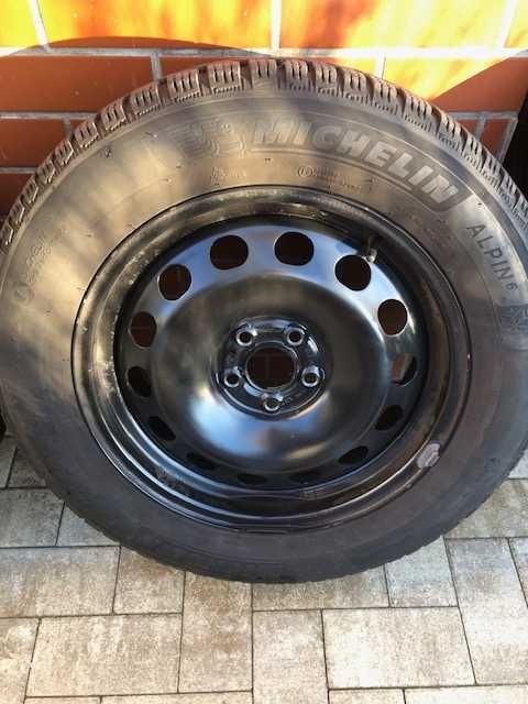 Anvelope iarna premium Michelin Alpin 6 195/60/R16 89T + jante Alcar