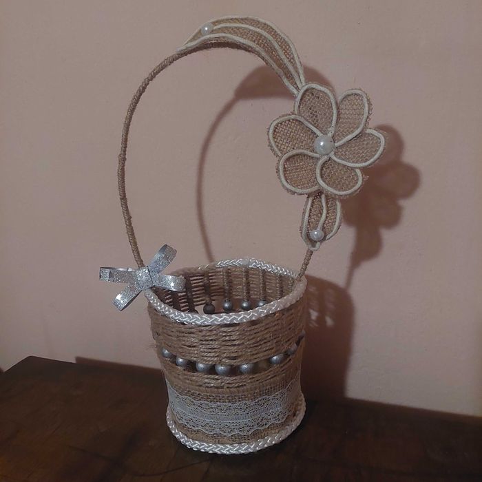 Ръчна изработка- панери и кошници от юта