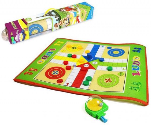 Килимче не се сърди човече + зарче центрофуга детска занимателна игра