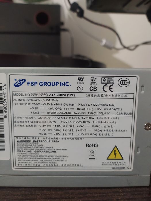 Блок Питания 220-240V 250W