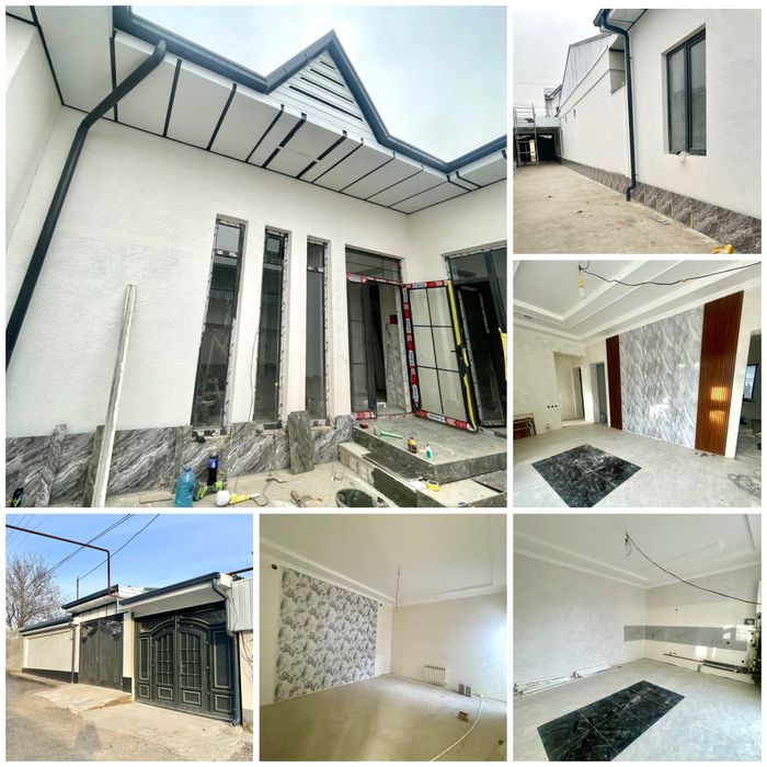 Yengi qurilgan xovli sotiladi Pobeda maxallasi da 3,4 sotix 6 ta xona