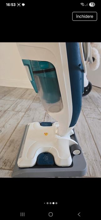 Aspirator&mop cu aburi Rowenta, 2in1, impecabil