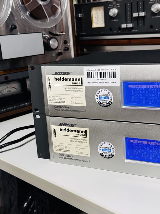 Bose ControlSpace AMS-8 II – Sistem Audio Management Profesional DSP 24-bit/96kHz, 8 Zone, 8 Intrari + 8 Iesiri, 2 Unitati Rack