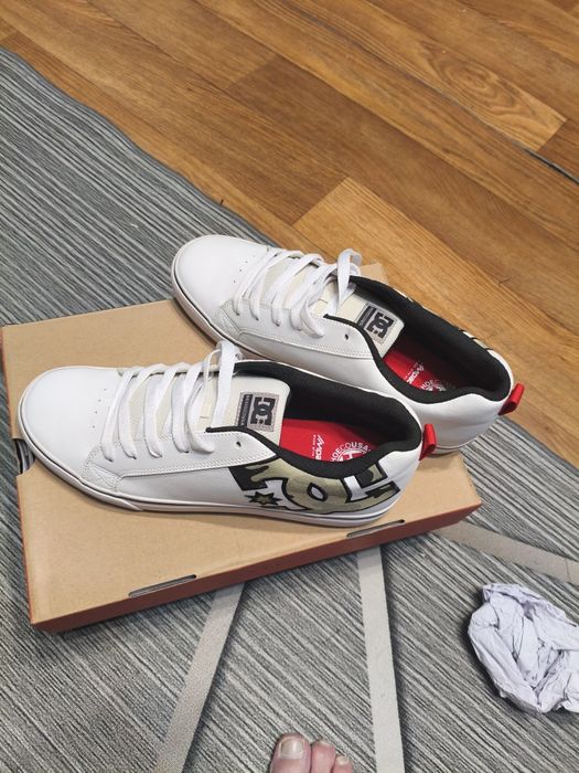 Кеды DC оригинал 46 размера, кожа 100%