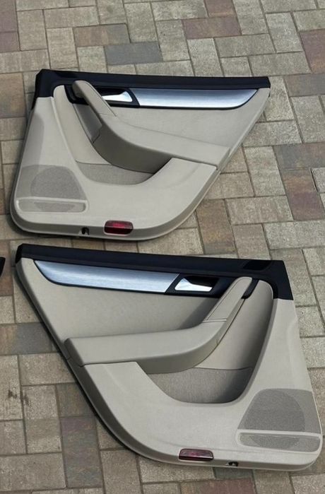 Fete Usi VW Passat B7 B6 Crem Bej, Panou Clima Gen 3