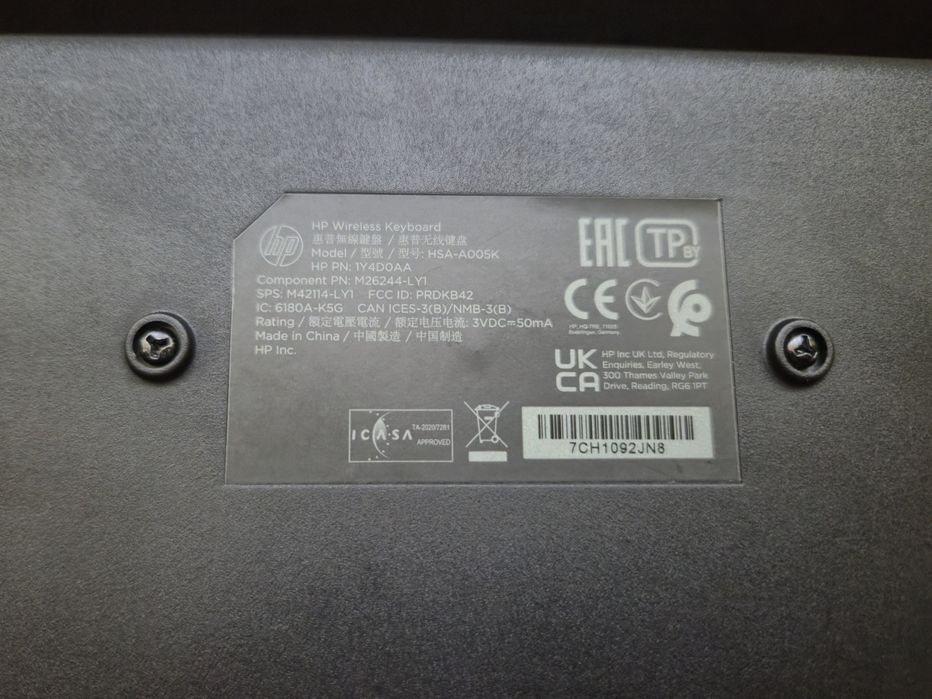 Tastatura hp wirless keyboard HSA-A005K wirless