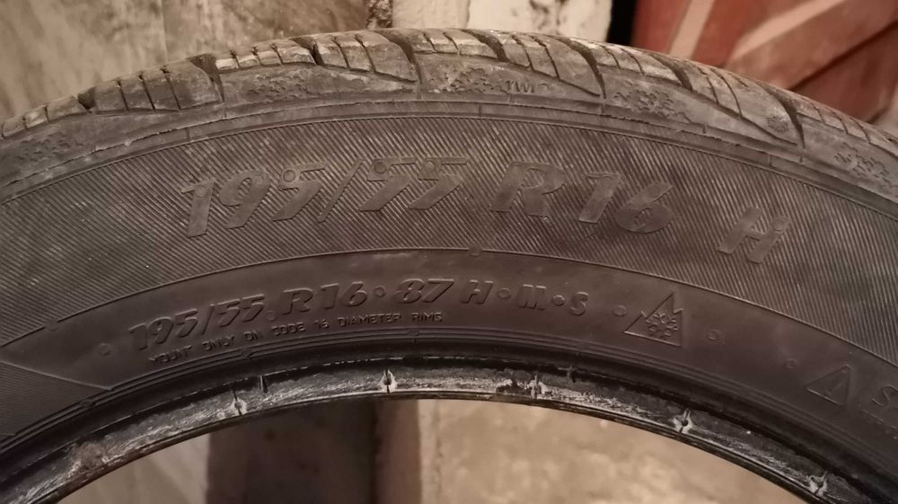 Продавам 1 брой зимна гума 195.55.16 дот 2019 Matador