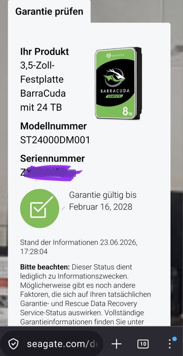 HDD 24TB Seagate Barracuda nou, SATA3 hard disk desktop