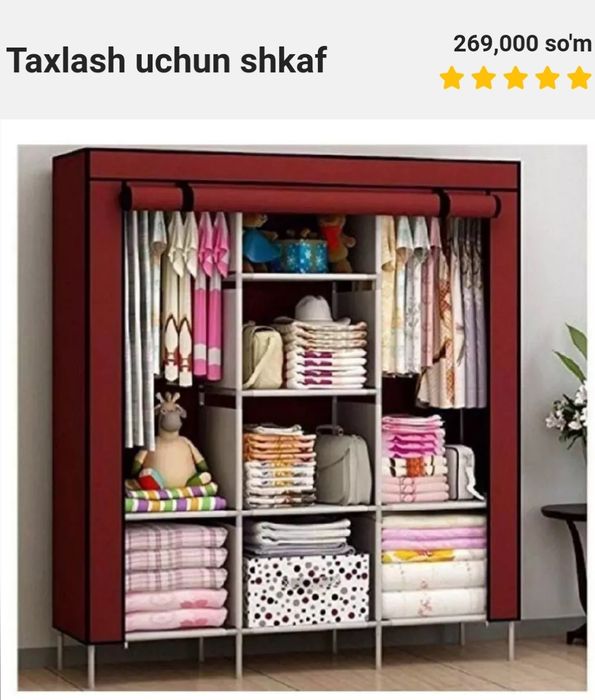 Oson yig'iluvchi shkaf