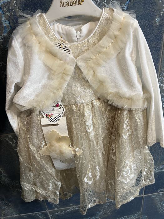 Rochie fetite cu bolerou