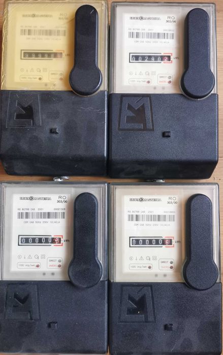 Contoare electronice trifazate si monofazate de energie electrică