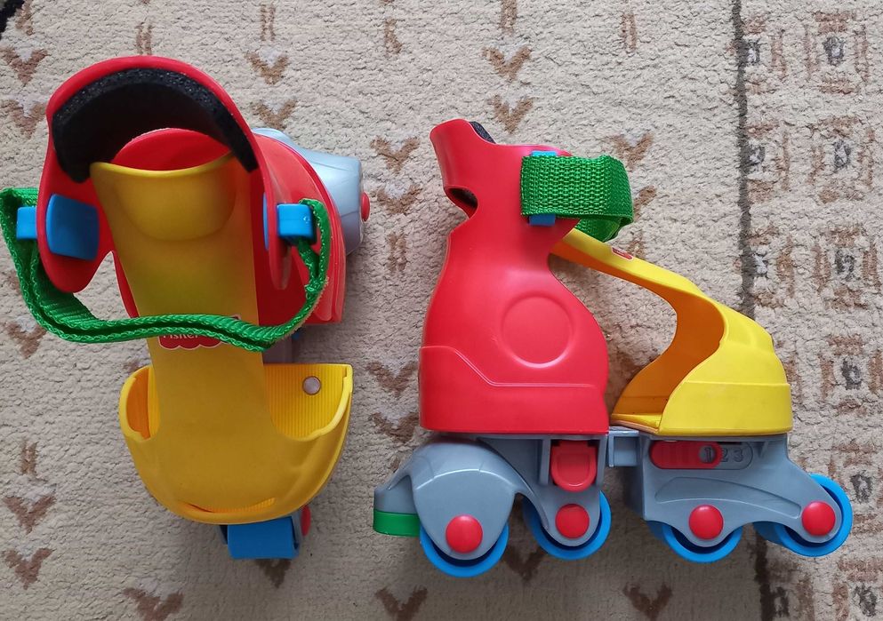 Set role patine cu rotile copii fete baieti reglabile 16 - 19 cm UNICE