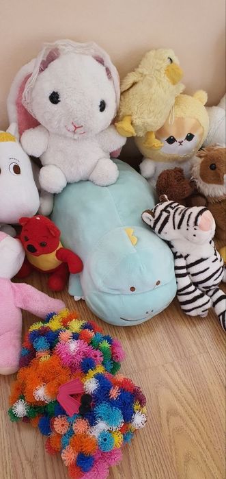 Игрушки мягкие разные