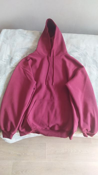 Худи бордовое хлопок