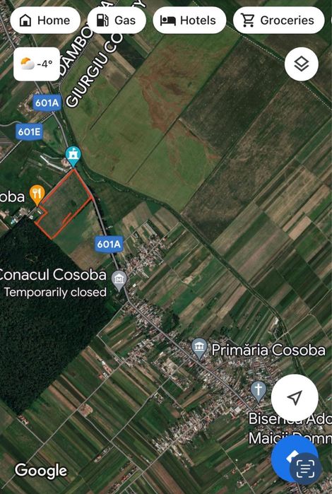 Vand teren Cosoba (9Ha)