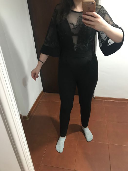 Salopetă neagră de ocazie